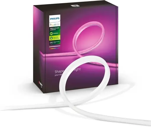 Banda LED Philips Hue White Color Ambiance pentru Exterior 2m, 16 Milioane Culori Reducere