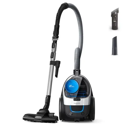 Aspirator Philips PowerPro Compact FC933209, 900 W, Filtru Allergy H13, 1.5L, Alb Preț mic