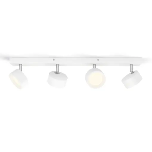 Ieftin Spoturi LED Philips Bracia 4-flame, 22 W, lumina calda, alb