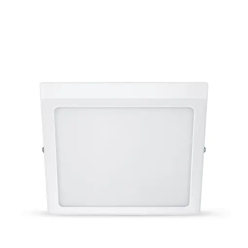 Spot LED Philips Slim Surface, 12W, lumina calda 2700K, patrat, alb Noutate