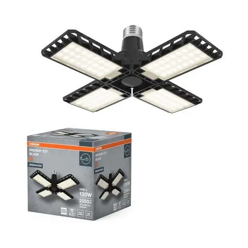 Lampa Highbay OSRAM Blade, 23 W, 2350 lm, Negru, E27 Nu rata