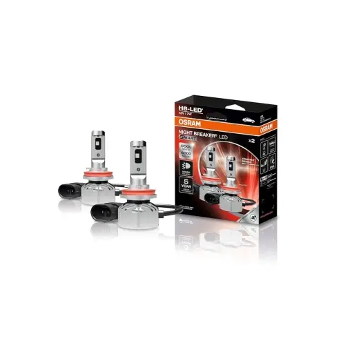 Calitate înaltă Lampa LED pentru ceata OSRAM NIGHT BREAKER SMART H8, 6000K, 2 bucati
