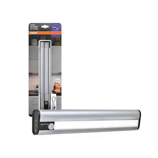 Lampa LED de sub dulap Osram LinearLED 300, 98 Lumen, cu senzor de miscare, argintie Comandă acum