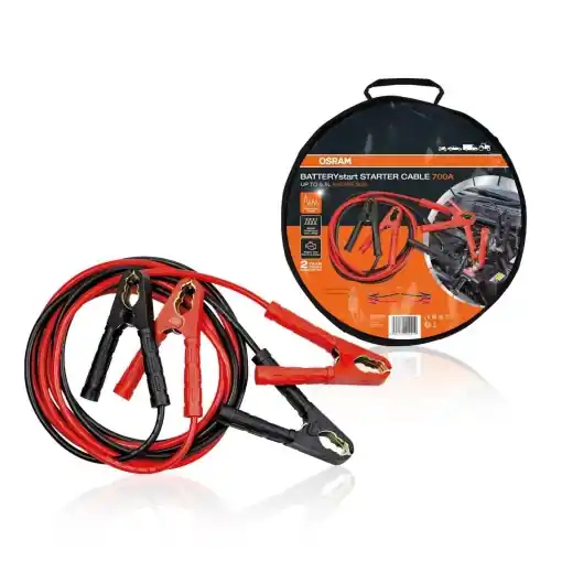 Retur ușor Cablu de pornire OSRAM STARTER CABLE 700A, 3.5m, pentru motoare BenzinaDiesel