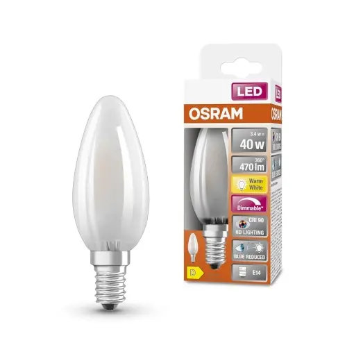Lampa LED dimmbara Osram Superstar E14, 470 Lumen, 2700K, 1 bucata Reducere specială