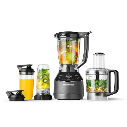 Blender Nutribullet NBF580B, 1200W, 1.89L, negru Cumpărături sigure