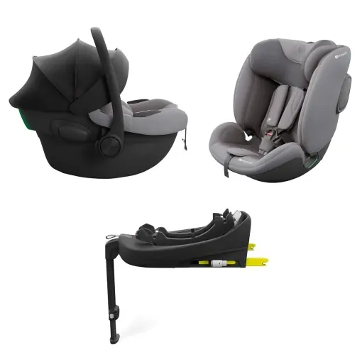 Ofertă Sistem modular pentru copii KINDERKRAFT ENDURA SAFE, 3in1, gri, ultraleicht, cu baza rotativa