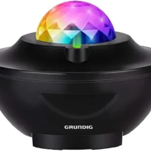 Proiector de stele Grundig Sternenhimmel - 10 culori LED, Bluetooth, telecomanda, negru Ultima șansă