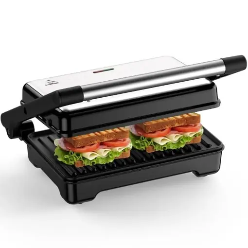 Premium Sandwich Maker YASHE 1500W, XXL, Gratar Panini, Design Compact