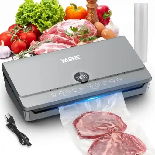 Aparat de vidat YASHE 80KPA, 130W, cu functie de sigilare dubla Preț redus