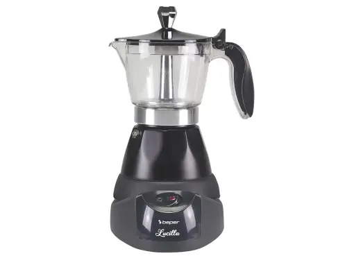 Livrare expres Espressor cafea Beper BC040-N, 3 cesti, 400W, negru