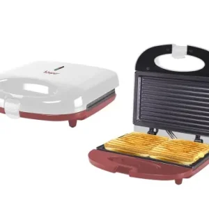 Ofertă specială Toaster Beper P101TOS010, 750W, Antiaderent, AlbRosu
