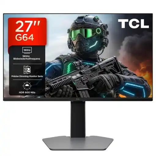 Monitor Gaming TCL 27G64, 27 inch, QHD, 180Hz, HDR 600 nits Nu rata