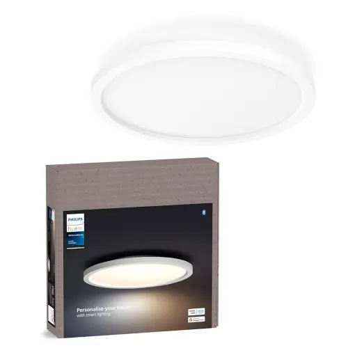 Preț mic Panou de iluminat Philips Hue Aurelle White Ambiance, 24.5W, Bluetooth, Dimmabil