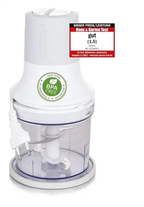 Zerkleinerer Emerio 500ml, 260W, 4 cutite din otel inoxidabil Cumpără online