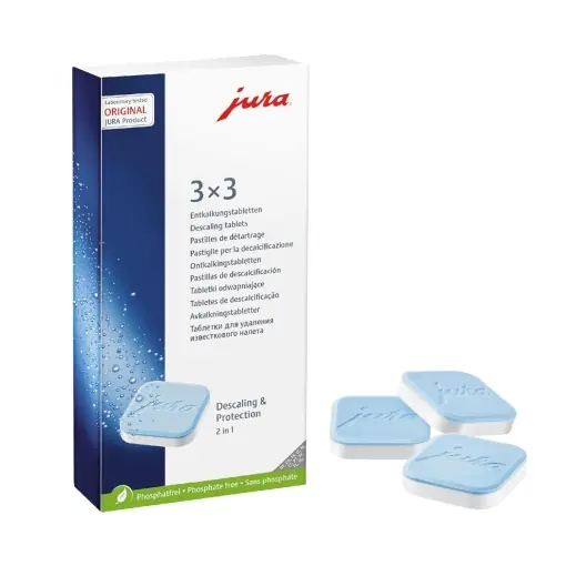 Plată securizată Tablete de decalcifiere JURA - 3 procese de decalcifiere - TUV-certificat