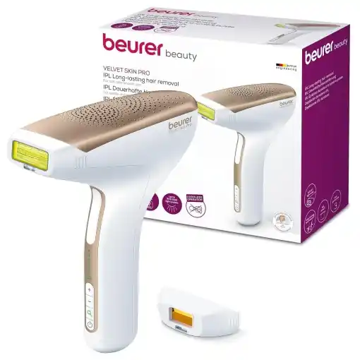 Aparat de Epilare Beurer IPL Velvet Skin Pro, 300.000 Impulsuri de Lumina, Design Compact Transport gratuit
