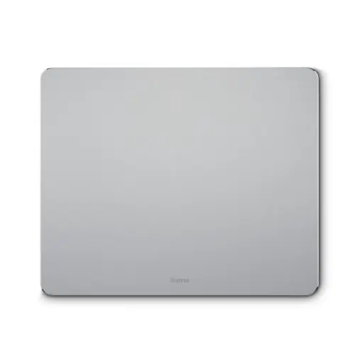 Mousepad Hama Alu, 22 x 18 cm, Aluminium, Rutschfest, Argintiu Premium