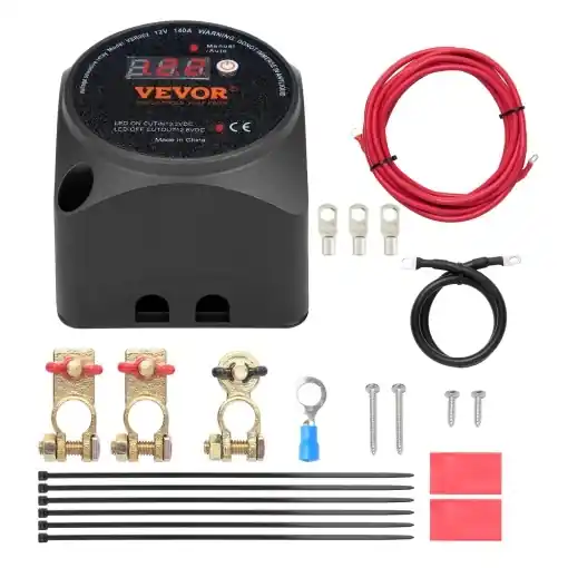 Cel mai bun preț Isolator dublu baterie VEVOR VSR002, 12V, 140A, mod manual si automat