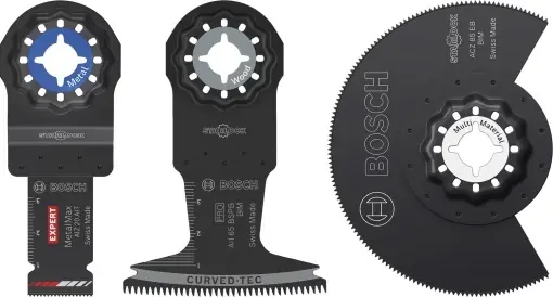 Set de unelte Bosch 3 piese pentru taierea lemnului si metalului, Starlock Lichidare de stoc