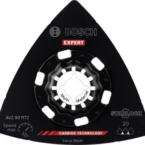 Placa de slefuire Bosch EXPERT AVZ 90 RT2, 90 mm, pentru Morte, Leim Discount