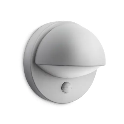 Lampa de perete Philips myGarden June, 42W, gri, cu senzor de miscare Lichidare de stoc