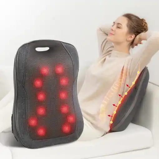 Dispozitiv de Masaj Comfier Shiatsu cu Calorifer, Portabil, pentru Birou si Acasa Nu rata