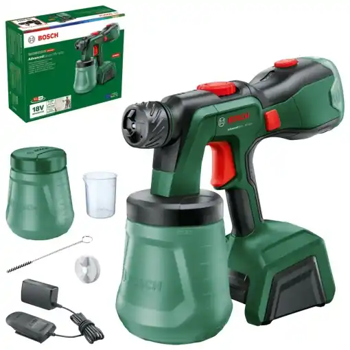 Ieftin Sistem de pulverizare Bosch AdvancedSpray 18V-500, 1200 ml, 4Ah, pentru vopsele