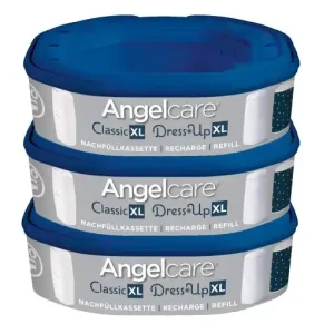 Cartus de inlocuire pentru cos de gunoi Angelcare Dress-Up si Classic XL, 3 bucati Ultima șansă