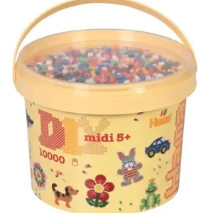 Ofertă limitată Perle Midi Hama 10.000 buc Mix 00 - 5 mm, creativitate si dezvoltare