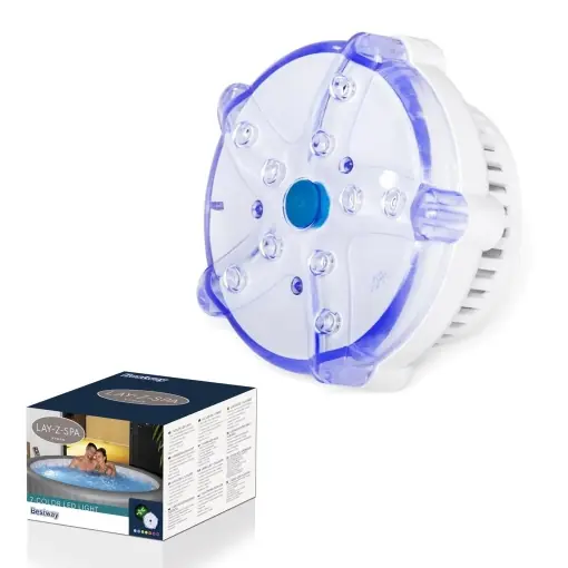 Lampa LED waterproof Bestway Lay-Z-SPA, 7 culori, 9,2 x 6,2 cm Nu rata