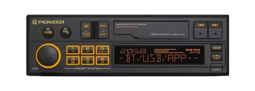 Autoradio Pioneer SXT-C10PS 1-DIN, Bluetooth, DAB, RGB, 13-Band Equalizer Noutate
