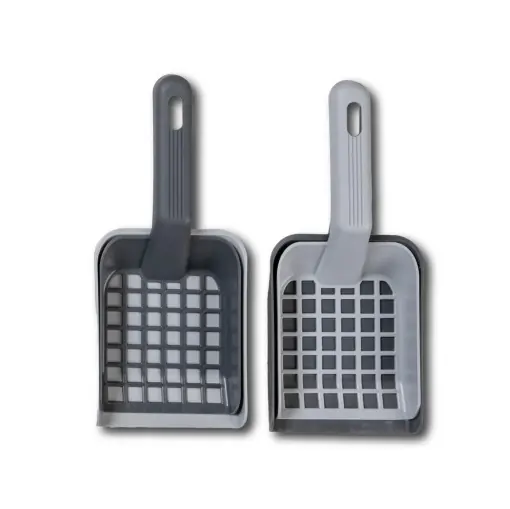 Lopata pentru curatarea litierelor Fackelmann, plastic, rosugri sau albastrugalben Ofertă