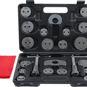 Cumpărături sigure Set de instrumente pentru resetarea pistonului de frana BGS Diy 1110-47000, 22 piese, cu tuch inclus