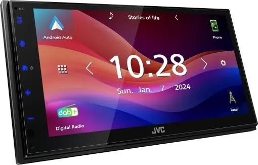 Cel mai bun preț Moniceiver JVC KW-M595DBT, 17,3 cm, Bluetooth, CarPlay, Android Auto