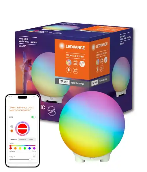 Preferatul clienților Lampa LEDVANCE SMART WIFI Mood, Negru, 4W, 130lm, RGB