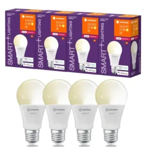 Lampa LED inteligenta LEDVANCE Smart, E27, 806 Lumen, dimabila, 4 buc Ofertă limitată