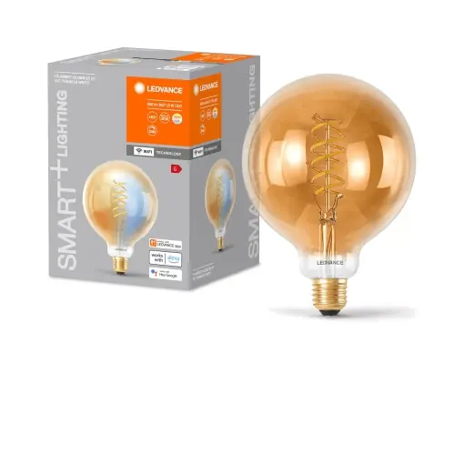 Ofertă Lampa LED cu WiFi LEDVANCE SMART, 8W, 650lm, forma sferica, culoare aurie