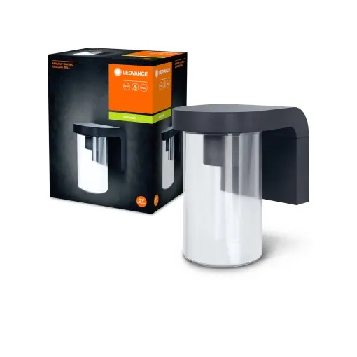 Lampa LED de perete LEDVANCE ENDURA CLASSIC CASCADE, 1x E27, Aluminiu, Sticla clara Cel mai vândut