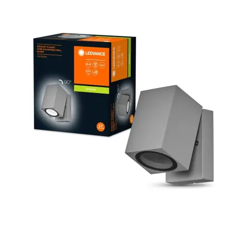 Super ofertă Lampa de perete LEDVANCE ENDURA Classic Cube, aluminiu, GU10, IP44