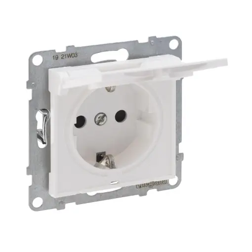 Priza cu clapeta Legrand SEANO, 16 A, 250 V, Ultraalb Comandă acum