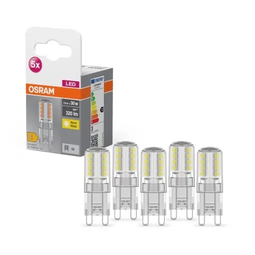 Lampa LED Osram G9, 5W, Sticla Clara, 320 Lumen, Lumina Calda Reducere specială