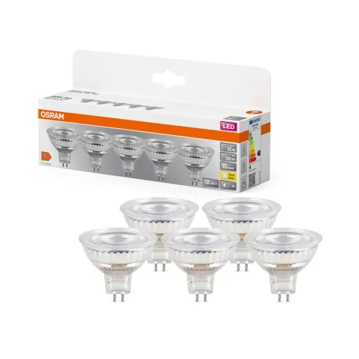 Ofertă Lampa LED Osram MR16, 5W, cald alb (2700K), GU5.3, 10.000 ore
