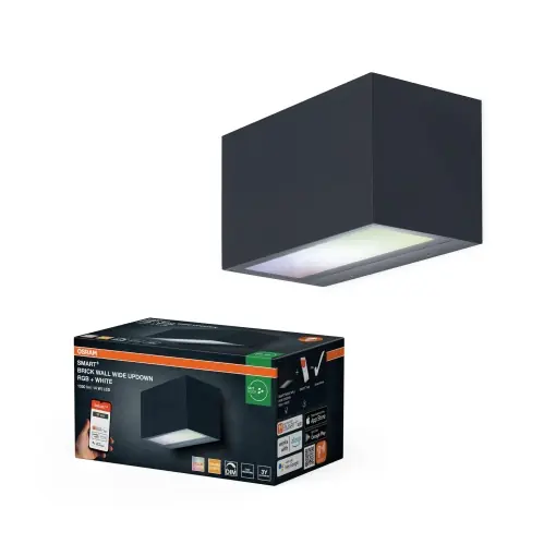 Lampa LED de Perete OSRAM SMART Brick Wide, 14W, 600lm, RGBW, Gri Noutate