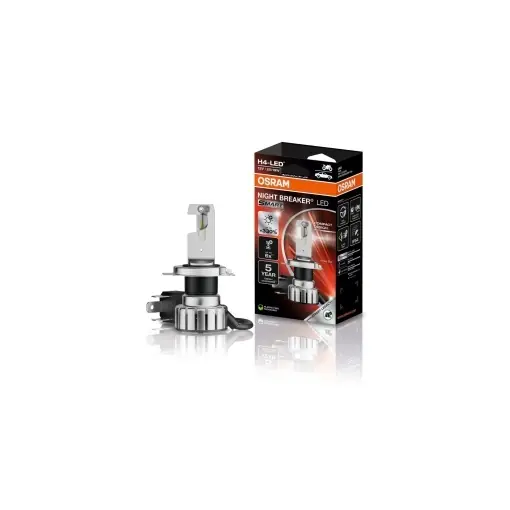 Lichidare de stoc Lampa LED OSRAM NIGHT BREAKER SMART H4 pentru motociclete, 330 mai multa luminozitate, 6000K