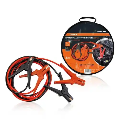Cabluri de pornire OSRAM OSC160, 3 m, 300A, pentru motoare de pana la 3.5L Cumpărături sigure