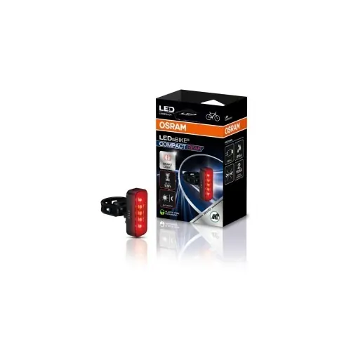 Lampa LED OSRAM LEDsBIKE COMPACT, Bremslicht Inteligent, Reincarcabila, 2 Moduri Ofertă specială