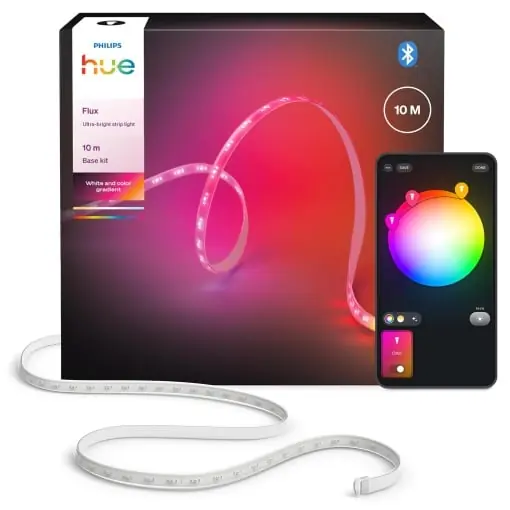 Banda LED Philips Hue Flux 10m, 2900 lm, flexibil, controlata prin aplicatie Cumpără online