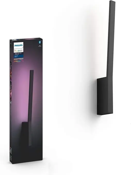 Reducere specială Lampa LED de Perete Philips Hue Liane, Dimmabila, 16 Mio. Culori, Neagra